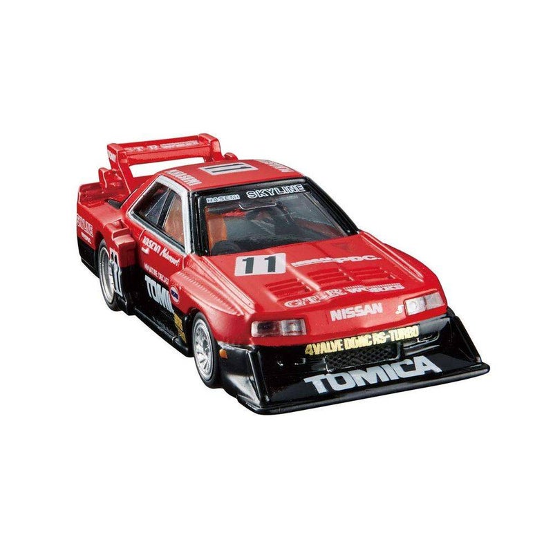 TAKARA TOMY تاكارا تومي توميكا بريميوم 01 نيسان سكايلاين تيربو سوبر سيلويت #11 سيارة مصبوبة (1:67، أحمر) - Image 2